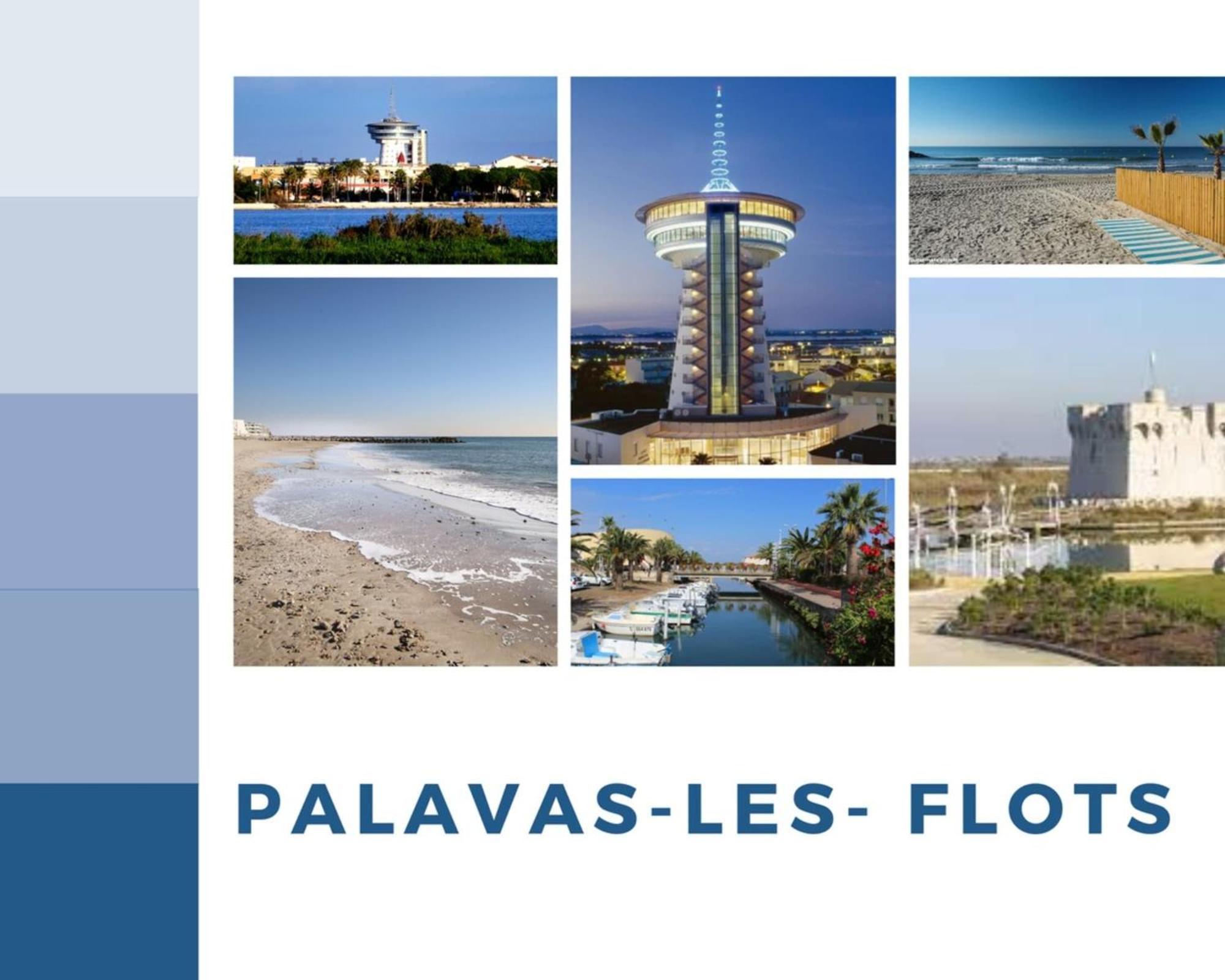 T3 Somptuosa 1 Ere Ligne Vue Mer Palavas 外观 照片
